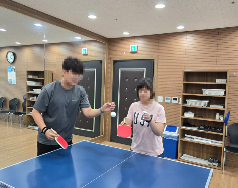 탁구 프로그램 드디어 시작!